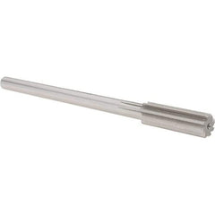 Alvord Polk - 0.612" High Speed Steel 8 Flute Chucking Reamer - Straight Flute, Straight Shank - Industrial Tool & Supply