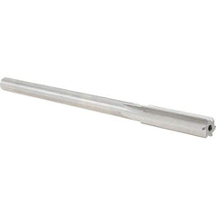 Alvord Polk - 0.4415" High Speed Steel 6 Flute Chucking Reamer - Straight Flute, 0.373" Straight Shank, 1-3/4" Flute Length, 7" OAL - Industrial Tool & Supply