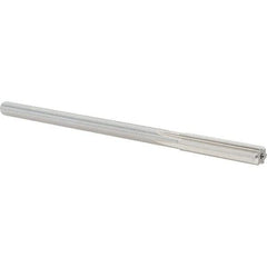 Alvord Polk - 0.31" High Speed Steel 6 Flute Chucking Reamer - Straight Flute, 0.2792" Straight Shank, 1-1/2" Flute Length, 6" OAL - Industrial Tool & Supply