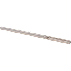 Alvord Polk - 0.247" High Speed Steel 6 Flute Chucking Reamer - Straight Flute, 0.2329" Straight Shank, 1-1/2" Flute Length, 6" OAL - Industrial Tool & Supply