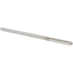 Alvord Polk - 0.183" High Speed Steel 6 Flute Chucking Reamer - Straight Flute, 0.1755" Straight Shank, 1-1/8" Flute Length, 4-1/2" OAL - Industrial Tool & Supply