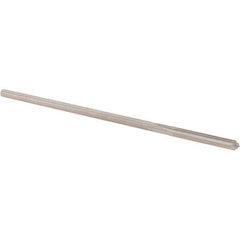 Alvord Polk - 0.1355" High Speed Steel 4 Flute Chucking Reamer - Straight Flute, 0.1275" Straight Shank, 1" Flute Length, 4" OAL - Industrial Tool & Supply