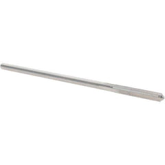 Alvord Polk - 0.1295" High Speed Steel 4 Flute Chucking Reamer - Straight Flute, 0.119" Straight Shank, 7/8" Flute Length, 3-1/2" OAL - Industrial Tool & Supply