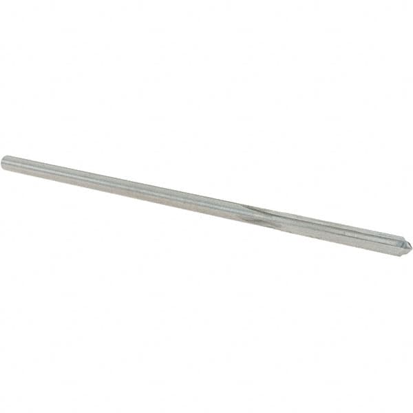 Alvord Polk - 0.1235" High Speed Steel 4 Flute Chucking Reamer - Industrial Tool & Supply