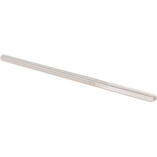 Alvord Polk - 0.153" High Speed Steel 4 Flute Chucking Reamer - Straight Flute, 0.146" Straight Shank, 1" Flute Length, 4" OAL - Industrial Tool & Supply