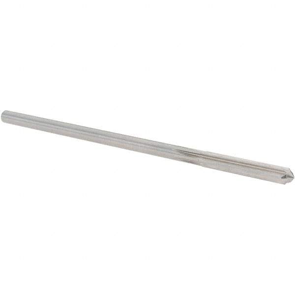 Alvord Polk - 0.1755" High Speed Steel 6 Flute Chucking Reamer - Straight Flute, 0.1645" Straight Shank, 1-1/8" Flute Length, 4-1/2" OAL - Industrial Tool & Supply