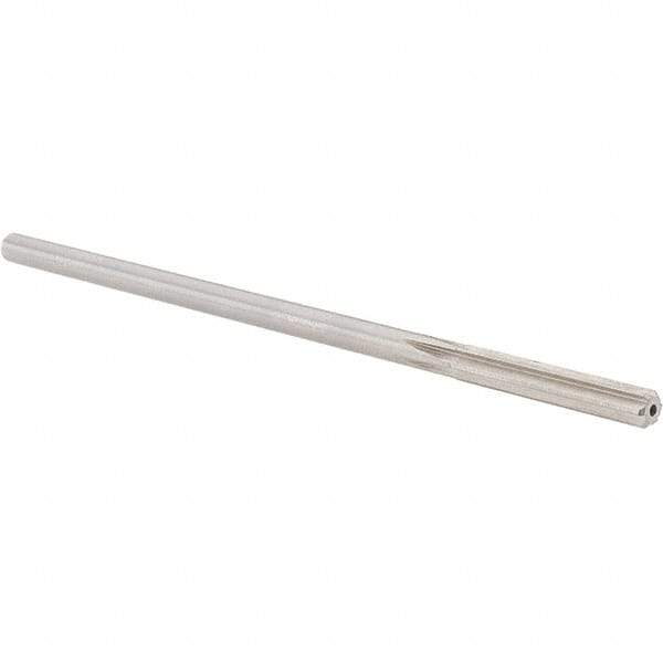 Alvord Polk - 0.2045" High Speed Steel 6 Flute Chucking Reamer - Straight Flute, 0.1945" Straight Shank, 1-1/4" Flute Length, 5" OAL - Industrial Tool & Supply