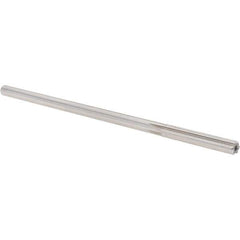 Alvord Polk - 0.2405" High Speed Steel 6 Flute Chucking Reamer - Straight Flute, 0.2329" Straight Shank, 1-1/2" Flute Length, 6" OAL - Industrial Tool & Supply