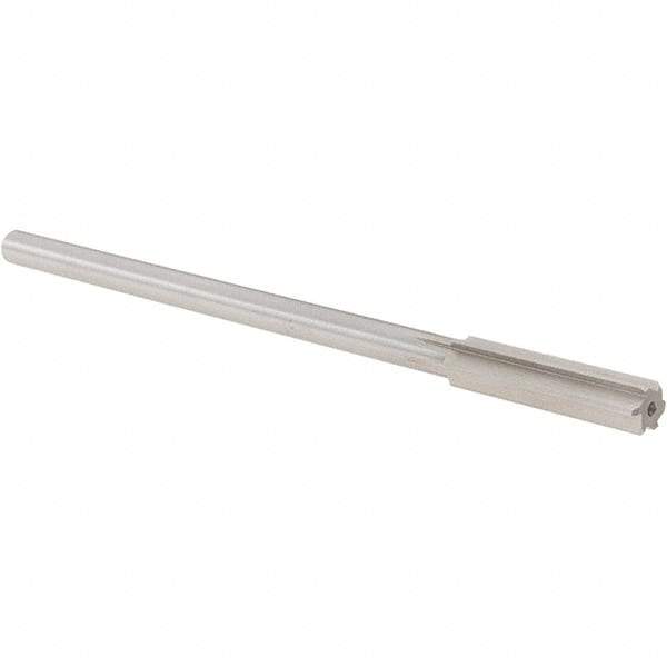 Alvord Polk - 13/32" High Speed Steel 6 Flute Chucking Reamer - Straight Flute, 0.3105" Straight Shank, 1-3/4" Flute Length, 7" OAL - Industrial Tool & Supply