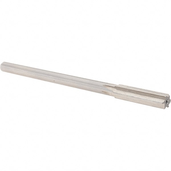 Alvord Polk - 0.444" High Speed Steel 6 Flute Chucking Reamer - Industrial Tool & Supply