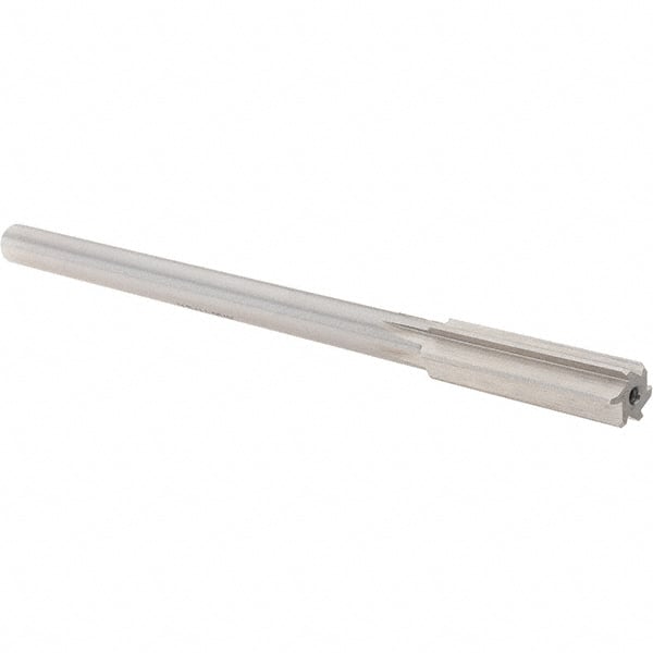 Alvord Polk - 0.47" High Speed Steel 6 Flute Chucking Reamer - Industrial Tool & Supply