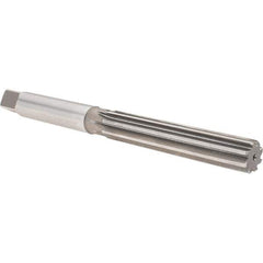 Alvord Polk - 0.7087" Diam, Straight Shank, 4-1/16" Flute, Hand Reamer - Straight Flute, 8-1/8" OAL, Right Hand Cut, High Speed Steel - Industrial Tool & Supply