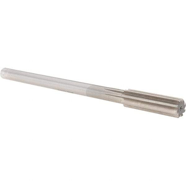 Alvord Polk - 0.575" High Speed Steel 8 Flute Chucking Reamer - Straight Flute, Straight Shank - Industrial Tool & Supply