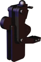 De-Sta-Co - 5,058 Lb Holding Capacity, Vertical Handle, Manual Hold Down Toggle Clamp - 200° Bar Opening, Weldable Base, Oxide Finish, Forged Alloy Steel - Industrial Tool & Supply