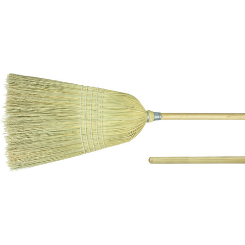 15″ Corn Fiber Upright Broom - Industrial Tool & Supply