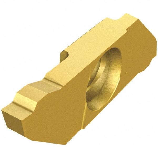 Iscar - SCIL22200 IC1008 Grade, 0.0787" Cutting Width, Carbide Cutoff Insert - Left Hand Lead Angle, TiAlN/TiN Coated, Single End - Industrial Tool & Supply