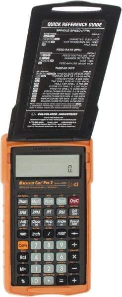 Calculated Industries - 57 Function Machinist Industrial Calculator - 8-1/4 Inch Long x 6 Inch Wide - Industrial Tool & Supply
