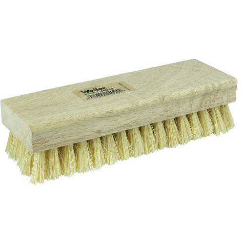 8″ × 2 3/4″ - White Tampico Block Type Industrial Hand Brush - Industrial Tool & Supply