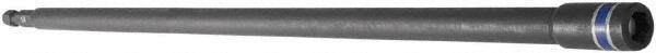 Irwin - 1/4" Magnetic Nutsetter - 1/4" Hex Drive, 12" OAL, 7/16" Socket Nose Diam - Industrial Tool & Supply