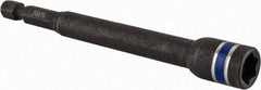 Irwin - 5/16" Magnetic Nutsetter - 1/4" Hex Drive, 4" OAL, 1/2" Socket Nose Diam - Industrial Tool & Supply