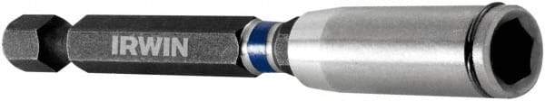 Irwin - 1/4" Drive, Magnetic Holder with C-Ring Screwdriver Bit - 2" OAL - Industrial Tool & Supply