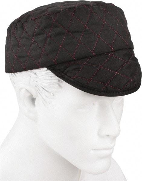 Jackson Safety - Size 6-7/8", General Purpose Shop Cap - Black Solid Pattern, Cotton - Industrial Tool & Supply
