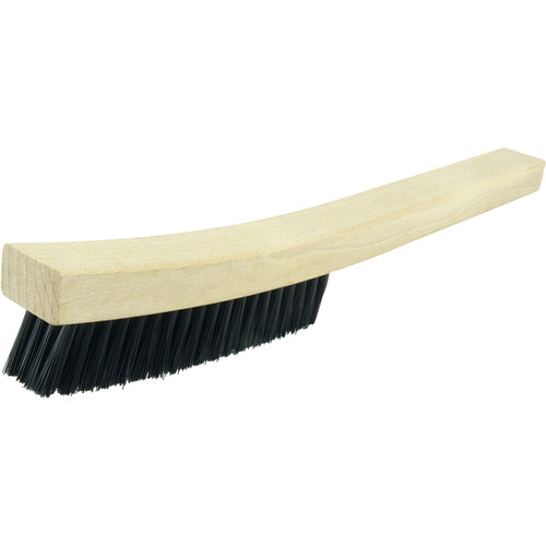 Plater's Brush, Nylon Fill, 4 × 19 Rows - Industrial Tool & Supply