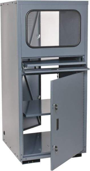 Value Collection - 30 Inch Wide x 66.2969 Inch High x 30 Inch Deep Computer Cabinet - Front and Rear Access with Locking Doors - Industrial Tool & Supply