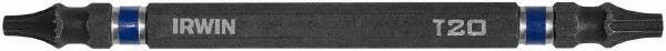 Irwin - T15 x T20 D/E Torx Screwdriver Bit - 1/4" Hex Drive, 4" OAL - Industrial Tool & Supply