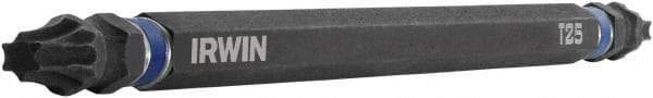 Irwin - T25 x T25 Torx Bit - 1/4" Hex Drive, 6" OAL - Industrial Tool & Supply