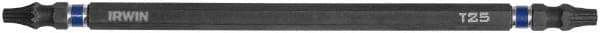 Irwin - T20 x T25 Torx Bit - 1/4" Hex Drive, 6" OAL - Industrial Tool & Supply