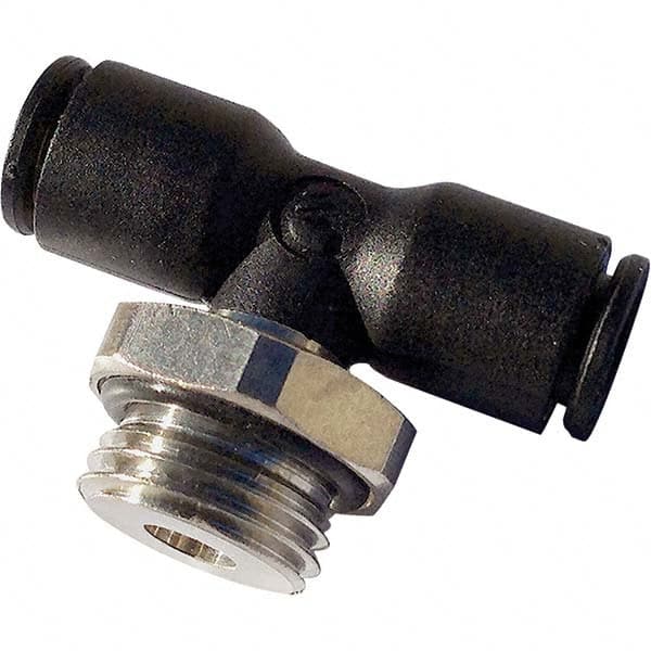 Legris - Plastic Push-To-Connect Tube Fittings Type: Male Branch Tee Tube Outside Diameter (mm): 10 - Industrial Tool & Supply