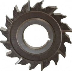 Keo - 2-1/2" Diam x 1/4" Width of Cut, 16 Teeth, High Speed Steel Side Milling Cutter - Staggered Teeth, Uncoated - Industrial Tool & Supply