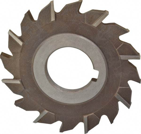 Keo - 3" Diam x 3/16" Width of Cut, 16 Teeth, High Speed Steel Side Milling Cutter - Staggered Teeth, Uncoated - Industrial Tool & Supply