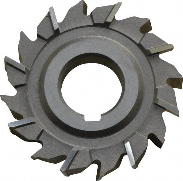 Keo - 3" Diam x 1/2" Width of Cut, 16 Teeth, High Speed Steel Side Milling Cutter - Staggered Teeth, Uncoated - Industrial Tool & Supply