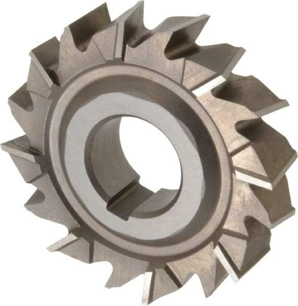 Keo - 3" Diam x 11/16" Width of Cut, 16 Teeth, High Speed Steel Side Milling Cutter - Staggered Teeth, Uncoated - Industrial Tool & Supply