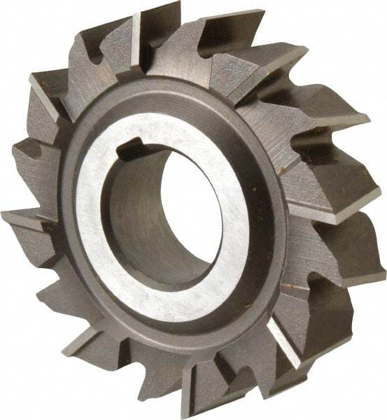 Keo - 3" Diam x 3/4" Width of Cut, 16 Teeth, High Speed Steel Side Milling Cutter - Staggered Teeth, Uncoated - Industrial Tool & Supply