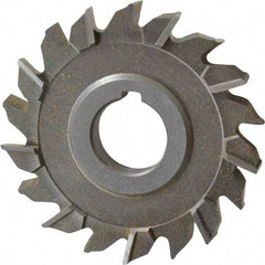 Keo - 3-1/2" Diam x 3/8" Width of Cut, 18 Teeth, High Speed Steel Side Milling Cutter - Staggered Teeth, Uncoated - Industrial Tool & Supply