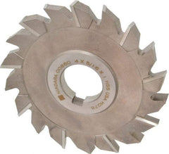 Keo - 4" Diam x 5/16" Width of Cut, 18 Teeth, High Speed Steel Side Milling Cutter - Staggered Teeth, Uncoated - Industrial Tool & Supply