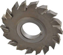 Keo - 4" Diam x 1/2" Width of Cut, 18 Teeth, High Speed Steel Side Milling Cutter - Staggered Teeth, Uncoated - Industrial Tool & Supply