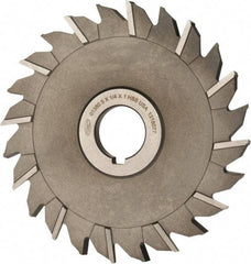 Keo - 5" Diam x 1/4" Width of Cut, 24 Teeth, High Speed Steel Side Milling Cutter - Staggered Teeth, Uncoated - Industrial Tool & Supply