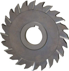 Keo - 5" Diam x 1/4" Width of Cut, 24 Teeth, High Speed Steel Side Milling Cutter - Staggered Teeth, Uncoated - Industrial Tool & Supply