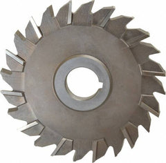 Keo - 5" Diam x 3/8" Width of Cut, 24 Teeth, High Speed Steel Side Milling Cutter - Staggered Teeth, Uncoated - Industrial Tool & Supply