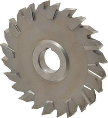 Keo - 5" Diam x 1/2" Width of Cut, 24 Teeth, High Speed Steel Side Milling Cutter - Staggered Teeth, Uncoated - Industrial Tool & Supply
