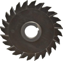 Keo - 6" Diam x 1/4" Width of Cut, 24 Teeth, High Speed Steel Side Milling Cutter - Staggered Teeth, Uncoated - Industrial Tool & Supply