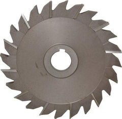 Keo - 6" Diam x 5/16" Width of Cut, 24 Teeth, High Speed Steel Side Milling Cutter - Staggered Teeth, Uncoated - Industrial Tool & Supply