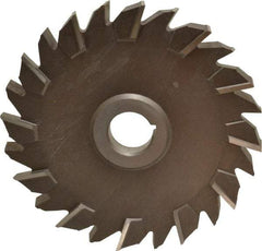 Keo - 6" Diam x 1/2" Width of Cut, 24 Teeth, High Speed Steel Side Milling Cutter - Staggered Teeth, Uncoated - Industrial Tool & Supply
