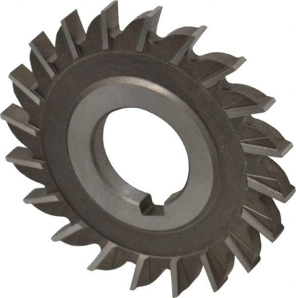 Keo - 3" Diam x 1/4" Width of Cut, 20 Teeth, High Speed Steel Side Milling Cutter - Straight Teeth, Uncoated - Industrial Tool & Supply