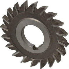 Keo - 3" Diam x 1/4" Width of Cut, 20 Teeth, High Speed Steel Side Milling Cutter - Straight Teeth, Uncoated - Industrial Tool & Supply