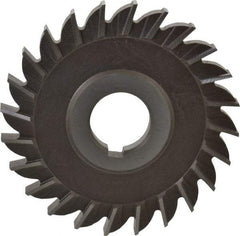 Keo - 4" Diam x 3/8" Width of Cut, 24 Teeth, High Speed Steel Side Milling Cutter - Straight Teeth, Uncoated - Industrial Tool & Supply